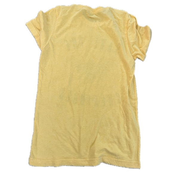 Golden yellow woman's t-shirt. Save the creatures save the bees. Size small - Picture 3 of 3